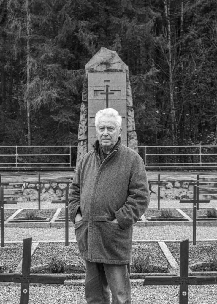 Gérard Métral, président
de l’Association des Glières, à Morette © Morgan Fache